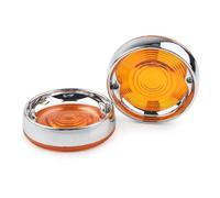 Feu Stop Motocyclette Couvercle De Clignotant Moto 3-1/4" avec Anneaux Rouges pour Davidson pour Touring pour Road King FLHRC FLHTK FLSTC FLHTC 1986-2019