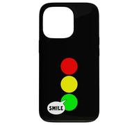 Feu stop vert pour les célibataires - Couleur amusante - Sourire vert Coque pour iPhone 13 Pro