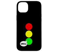 Feu stop vert pour les célibataires - Couleur amusante - Sourire vert Coque pour iPhone 14 Plus