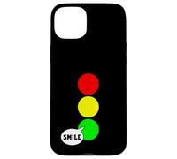Feu stop vert pour les célibataires - Couleur amusante - Sourire vert Coque pour iPhone 15 Plus