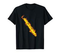 Feu Stylo À Plume Flammes Écrire Enseignement Écrivain T-Shirt