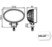 Feu supplémentaire Montage en saillie 1GA 357 001-001 HELLA