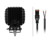 HELLA VALUEFIT 1GA 357 109-211 Phare de Travail LED S5000 - 12/24V - 5000lm | Montage en saillie - Système d'étrier - Éclairage à grd rayon luminieux - Quantité: 1
