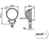 Feu supplémentaire vissé 1G0 357 000-001 HELLA