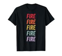 Feu T-Shirt Graphique avec Valeur