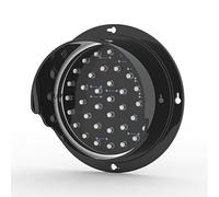 Feu Tricolore, Feu Tricolore Rouge/Vert/Jaune, Feu de Signalisation LED, Mèches de Feux de Circulation Étanches et Remplaçables, Feu de Signalisation à Lentille ( Color : DT200 Green , Size : 12V )