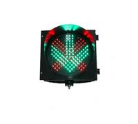 Feu Tricolore, feux d'arrêt rouge/vert, Flèches LED et feux de Circulation Croisés, boîtier PC Résistant au soleil et étanche, feux de Signalisation de l'usine de Stationnement du pont-bascule(200mm/7