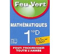 FEU VERT Mathématiques 1RE D - Collectif - Edicef - relié - Scolaire / Universitaire