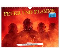 Feuer und Flamme - Feuerwehrkalender (Wandkalender 2026 DIN A4 quer), CALVENDO Monatskalender: Feuerwehrkalender inspiriert durch die Freiwillige ... für Männer und Frauen mit Mut und Teamgeist.
