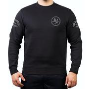 FEUER1 Sweat Black, L.A.P.D. SWAT, California, Patchdesign, Noir , M