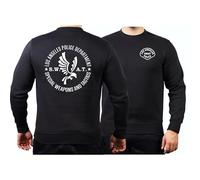 FEUER1 Sweat noir Los Angeles Police, S.W.A.T. - Bleu - X-Large