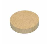 Feuerfest 123 - Couvercle capuchon bouchon pour cheminée et poêle - Pour refermer les raccordements aux conduits et tubages - En vermiculite, résistant au feu et à la chaleur (Ø 200 x 50 mm)