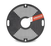 Feuerfest 123 Plaque de gril ronde I Ø 98 cm I Plaque de feu en acier à grain fin I Plaque de plancha massive de 4 mm d’épaisseur I Accessoire de gril pour brasero, tonneau de feu, tonneau de barbecue