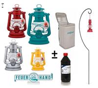 Feuerhand Lampe à pétrole Baby Special 276 – acier galvanisé, hauteur 25,5 cm – Jaune G