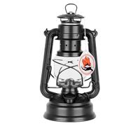 Feuerhand Lampe tempête Baby Special 276 - Fabriquée en Allemagne depuis 1893 - Lampe à pétrole en acier revêtu par pulvérisation et verre incassable - Noir mat