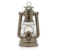 Feuerhand Lanterne de camping LED 276 - Lampe de camping à batterie/rechargeable pour tentes, blanc chaud 2700 K, lanterne d'extérieur à intensité variable, bronze, autonomie de 18 jours, utilisation