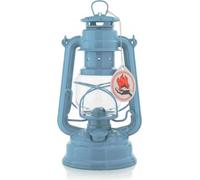 Feuerhand Lanterne tempête 276 bleu pastel, mèche incluse