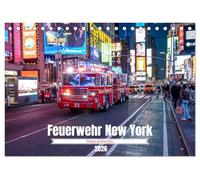 Feuerwehr New York - Heart of the City (Tischkalender 2026 DIN A5 quer), CALVENDO Monatskalender: Dynamische Fotomotive der New Yorker Feuerwehr: ... - ein Kalender voller Spannung und Respekt.