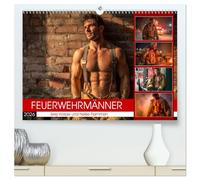 Feuerwehrmänner - Sexy Körper und heiße Flammen (hochwertiger Premium Wandkalender 2026 DIN A2 quer), Kunstdruck in Hochglanz: Erotischer ... mit Sixpack in Uniform und Einsatz