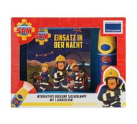 Feuerwehrmann Sam - Einsatz in der Nacht - Pappbilderbuch mit Taschenlampe und Glitzerseiten - Bilderbuch mit 5 tollen Geräuschen