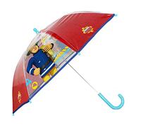 Feuerwehrmann Sam Parapluie pour enfant - Rouge transparent - 61 cm, rouge, 61 cm, Moderne