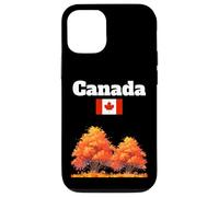 Feuillage d'automne Canadien Feuilles d'automne Souvenir du Drapeau du Canada Coque pour iPhone 12/12 Pro