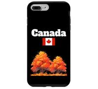 Feuillage d'automne Canadien Feuilles d'automne Souvenir du Drapeau du Canada Coque pour iPhone 7 Plus/8 Plus