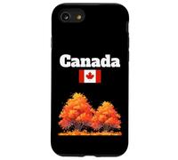 Feuillage d'automne Canadien Feuilles d'automne Souvenir du Drapeau du Canada Coque pour iPhone SE (2020) / 7/8