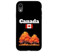 Feuillage d'automne Canadien Feuilles d'automne Souvenir du Drapeau du Canada Coque pour iPhone XR