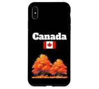Feuillage d'automne Canadien Feuilles d'automne Souvenir du Drapeau du Canada Coque pour iPhone XS Max