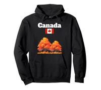 Feuillage d'automne Canadien Feuilles d'automne Souvenir du Drapeau du Canada Sweat à Capuche