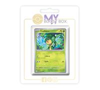 Feuillajou 004/086 Reverse Version Poké Ball - Myboost X Écarlate et Violet 10.5 Foudre Noire - Coffret de 10 Cartes Pokémon Françaises