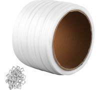 Feuillard de cerclage 12,7mm x 0,8mm x 200m - Feuillard kraft tissé - Feuillard textile 400kg - Feuillard de cerclage très résistant pour un emballage sûr