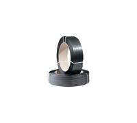 Feuillard de cerclage Largeur de bande16xépaisseur0,5mm L.2000m PP noir noyau 406mm TRANSPAK