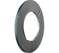 Feuillard d'emballage en acier - Feuillard de cerclage 500m x 19mm - Rouleau de feuillard acier - Capacité de charge 770kg - Feuillard de cerclage résistant
