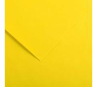 Feuille 70 x 100 (25) Canson Colorline uni/fin 220 g Jaune canari