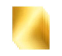 Feuille à Gaufrer,5 Pièces Double Face Résistant - Feuilles en Métal pour Embossage et Découpage - Pour La Peinture La Gravure Montage Outillage Artisanat Travail Des Métaux