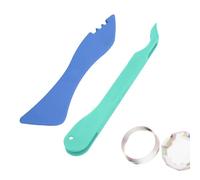 Feuille à main pour vitrage au plomb - Ensemble d'outils pour le travail du vitrail | Applicateur précis en ABS + acier, léger 16 g, design compact, accessoires pour la technologie, l'art du v