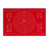 Mastrad Grande feuille à pâtisserie – Silicone sans BPA anti-adhésive 40×60 cm rouge