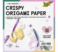 Feuille à plier Crispy Origami Paper points & cristaux