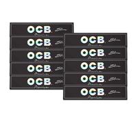OCB Feuilles à rouler Slim Premium Cigarette – Lot de 10 carnets