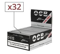 Feuille A Rouler Ocb Slim Et Tips X 32 Noir