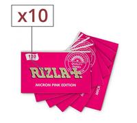 feuille à rouler regular rizla + micron pink edition x 10