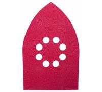 Feuille abrasive 100x160 mm G180, bois, 8 trous, velcro,B&D
