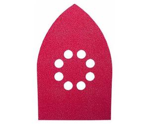 Feuille abrasive 100x160 mm G180, bois, 8 trous, velcro,B&D