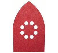 Feuille abrasive 100x160 mm G80, bois, 8 trous, velcro,B&D