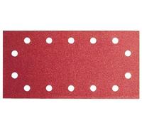 Feuille abrasive 115x230 mm G60, bois, 14 trous, velcro, - 10 pièces