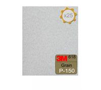 Feuille abrasive 3M 618 à sec 230x280 Grain 150 x 25
