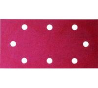 Feuille abrasive 93x185 mm G40, RW, 8 trous, velcro - 10 pièces