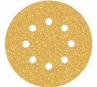 Feuille abrasive BOSCH EXPERT C470 pour ponceuse excentrique perforé - Grain 120 Ø 150 mm 5 pièces - 2608900817 Noir G